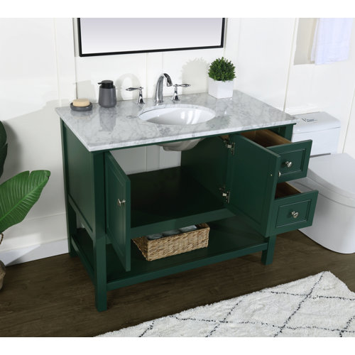 Green Bathroom Vanities You'll Love | Wayfair